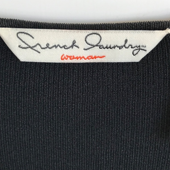 FRENCH LAUNDRY Ribbed Knit Sweater Lightweight Top Black Women’s Plus Size 3X - Picture 6 of 16